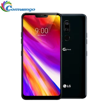 Перейти на Алиэкспресс и купить Разблокированный оригинальный LG G7 LG G7 + ThinQ G710VM/G710N/ G710EAW LTE Android Восьмиядерный 6,1 дюйм3 камеры 16MP смартфон 3000 мАч