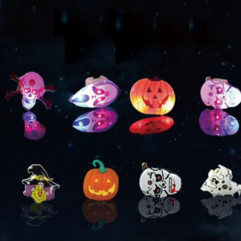 NEW Rushed Led Wedding Dress Gafas Christmas Flash Halloween brooch Luminous Badge For Children Mixed Gift LED Party | Дом и сад