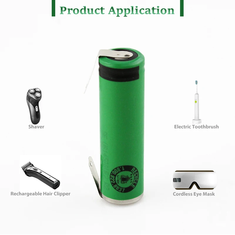 4pcs US14500VR2 For Welding Electric Toothbrush Shaver Hair Clipper Li-Ion Rechargeable Battery 3.7V AA | Электроника