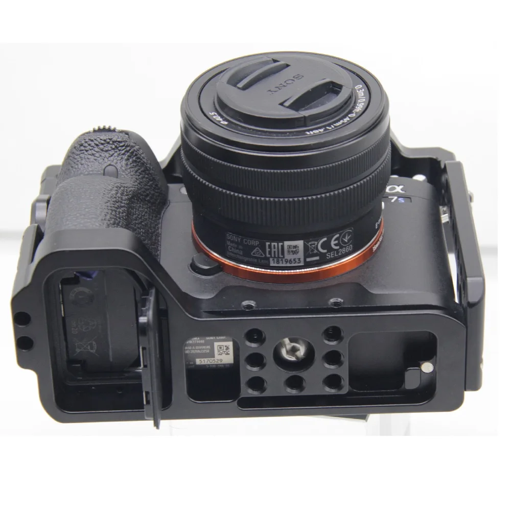 ajuste de forma, gaiola para câmera sony alpha 7s iii, dslr, a7siii