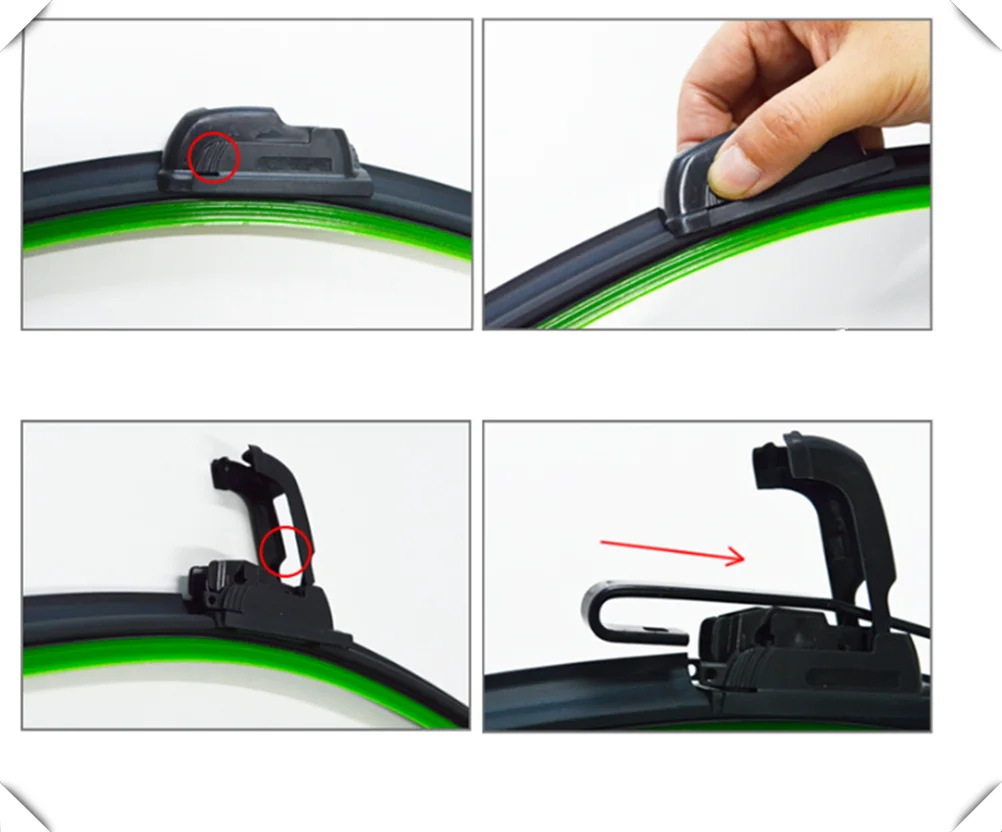 Universal car U-shaped soft frameless auto windshield wiper blade inch for Fiat Croma Linea Ulysse Oltre 600 1200 520 20-30