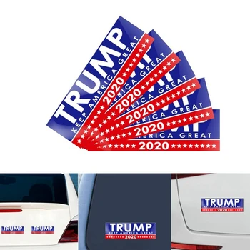 

5Pcs Car Sticker President Donald Trump Sticker Keep America Great Election Patriotic Bumper Sticker Blue
