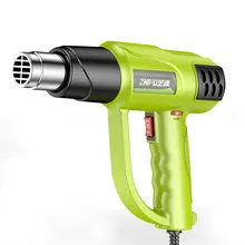 220 В Бытовая маленькая воздушная пушка пластиковая Сварочная горелка Горячая надувной пистолет с регулируемой температурой мульти-Специальный опционально