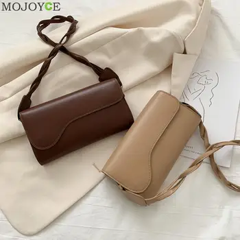 

Woven Shoulder Strap Female Underarm Purse Popular Simple Female Daily Bag Fashion Solid Color Women Handbag