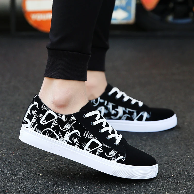 Zapatillas de deporte de alta calidad para hombre y mujer, zapatos de lona para la calle cálidos y frescos, calzado informal para hombre y mujer, tallas 34-44 - Imagen 4