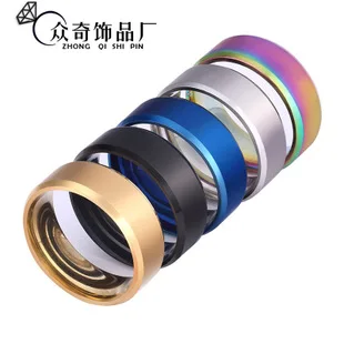 Stainless Steel 6mm outside Arc Titanium Ring Simple Couples 2020 Fashion Handmade | Украшения и аксессуары