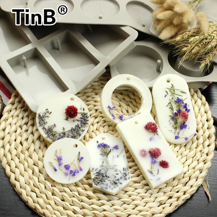 

Thick Wax Tablets Mould Fragrance Silicone Mould Incense Gypsum Handmade Soap Mold Full 100 Yuan Send 100G Wax