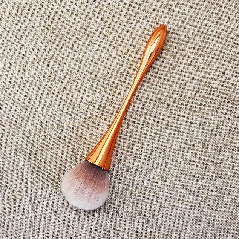 

Makeup Brush Powder Foundation Brush Gold Slim Waist Makeup Tool Wool Fiber Goblet Single Bottle Powder Brush