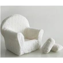1Set Newborn Baby Posing Mini Sofa Arm Chair Pillow Infants Happy Birthday Photography Props Poser Photo Shooting Accessories SW