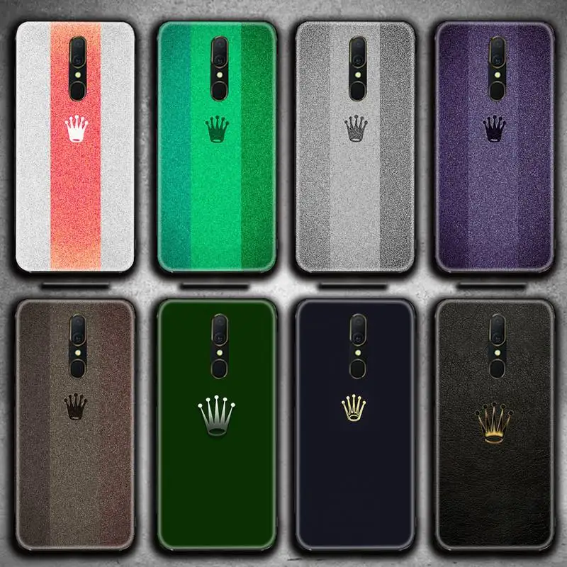 

Rolex Logo Phone Case For Oppo A5 A9 2020 Reno2 z Renoace 3pro A73S A71 F11