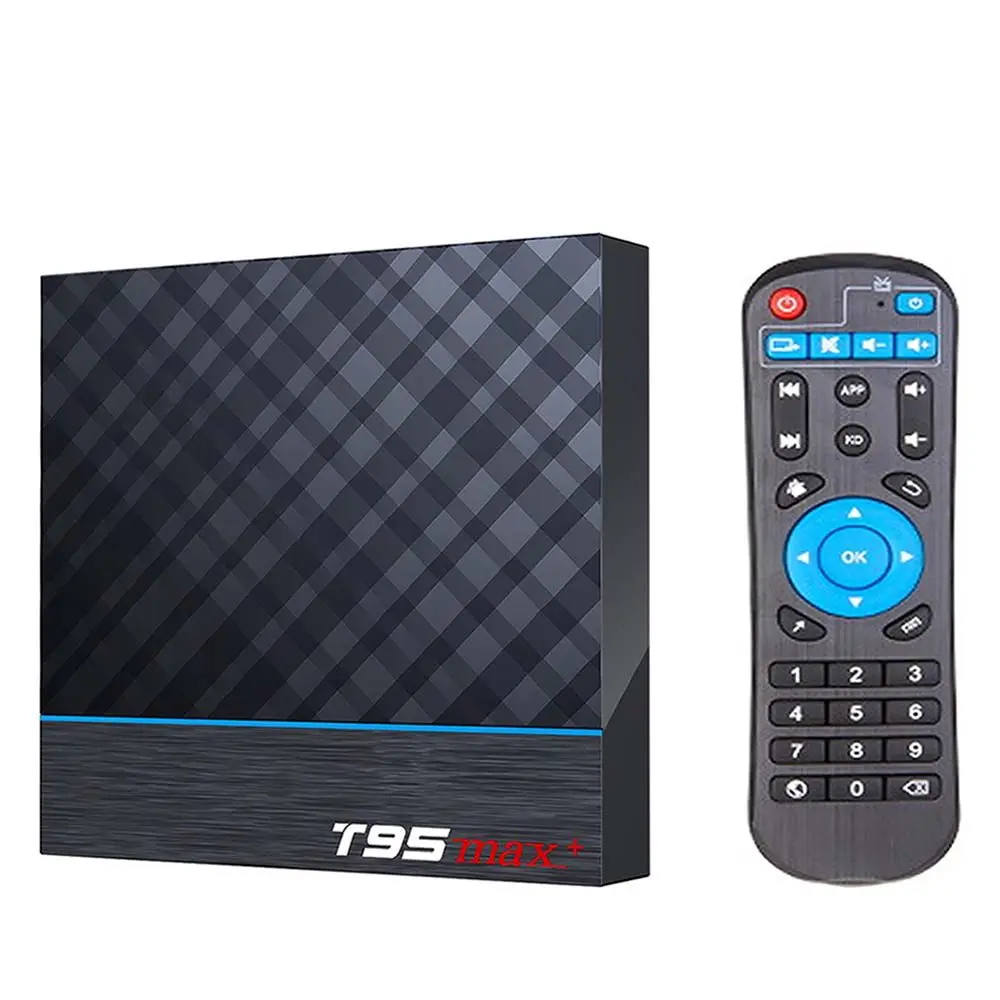 TV Receivers Video Equipments 4GB RAM 24G 5G WiFi Set Top Box T95 MAX Plus Media Player Smart | Электроника