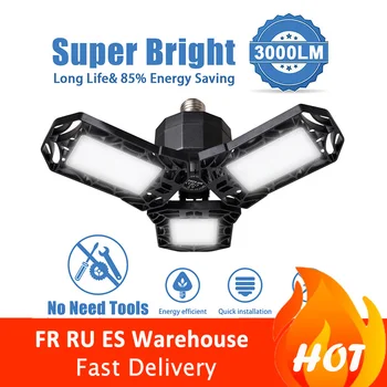 

2020 New UFO LED Garage Light Mining Light High Power 30W Multi-facet Illuminated Waterproof Industrial Lighting Workshop Light