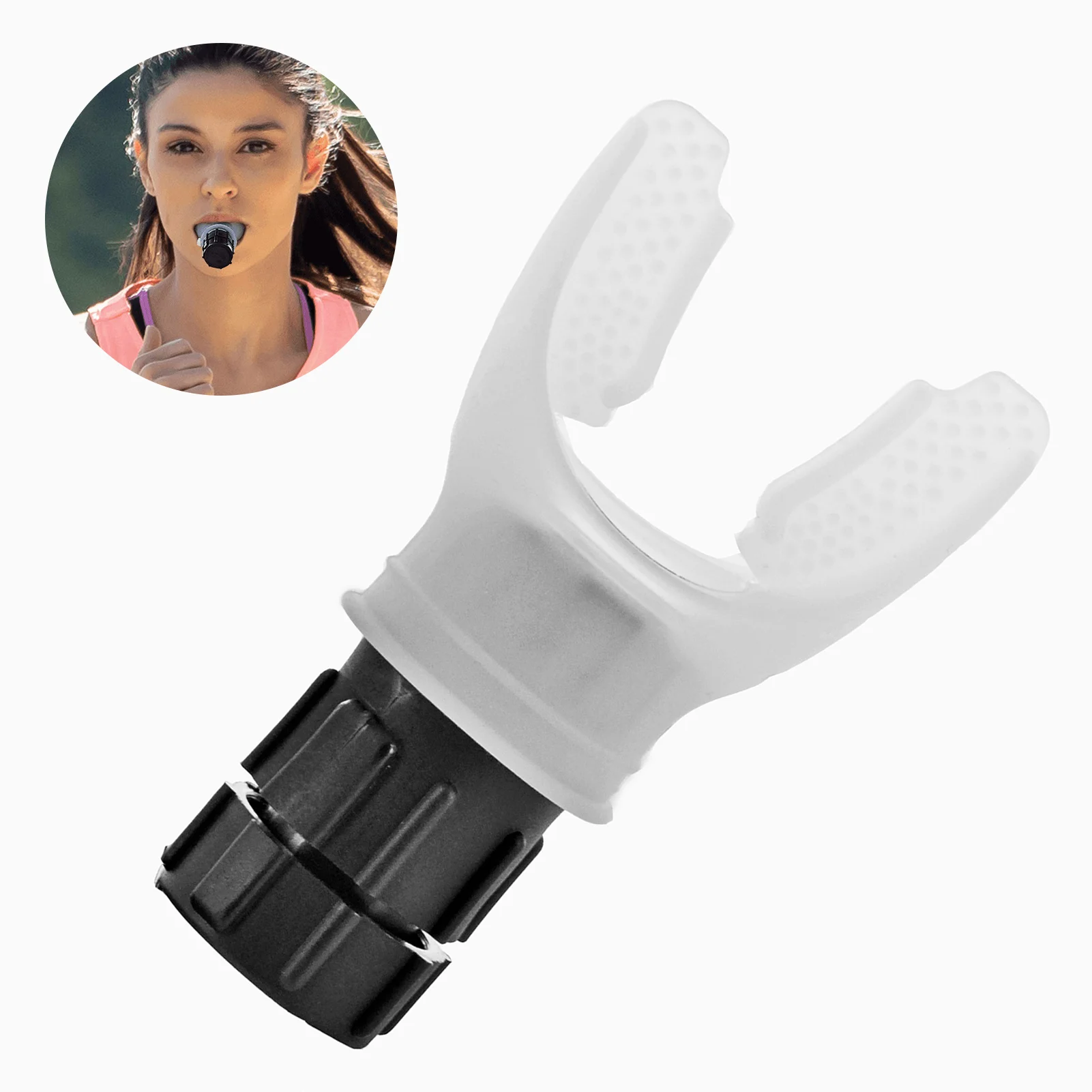 

2021 New Silicone Fitness Equipment Expiratory High Altitude Training Respiratory Breathing Exercise Device Practice For Lungs