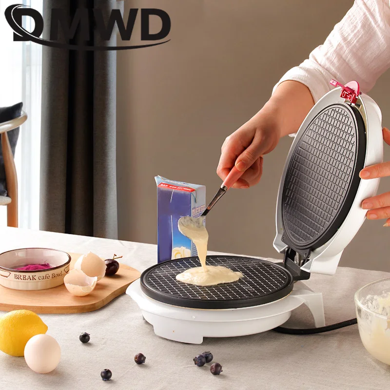 Waffle maker, crepe maker, egg roll maker, Non-stick electric crispy omelet waffle maker, crepe egg roll baking pan, pancake bakeware, ice cream cone machine, pie grill