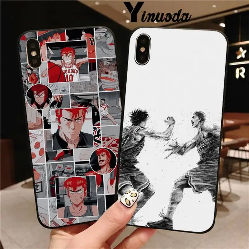 Yinuoda slam dunk Phone Case for iPhone 8 7 6 6S Plus X XS MAX 5 5S SE XR 11 11pro promax | Мобильные телефоны и