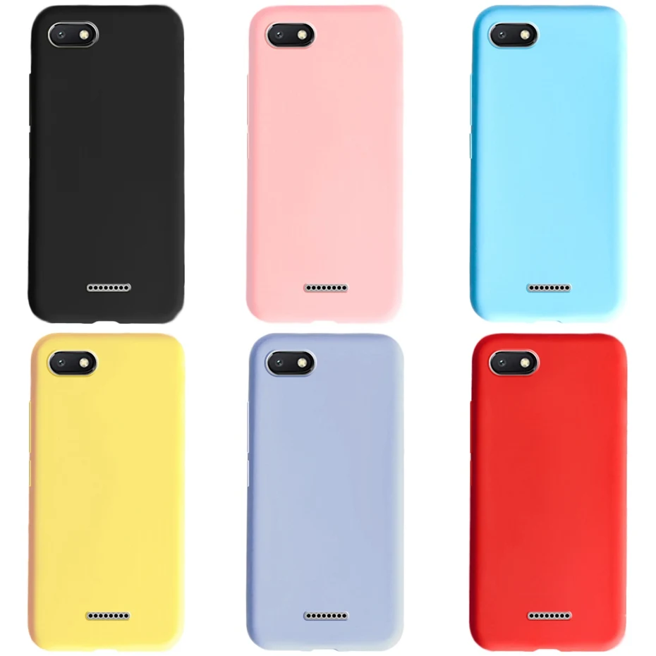 Чехол для Xiaomi Redmi 6a милый мягкий силиконовый чехол из ТПУ задней панели телефона