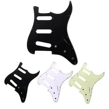 

3Ply SSS 11 Holes Strat Electric Guitar Pickguard for FD (All)