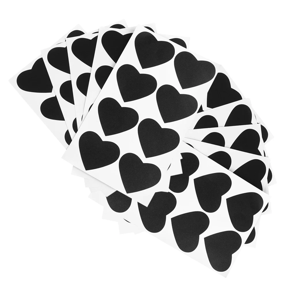 Labels Stickers 40 шт./пакет «любящее сердце» Форма доске этикетки Кухня специй этикетка наклейки дома Варенье Jar ярлыки на бутылки наклейки этикетки для досок - Цвет: Labels Stickers
