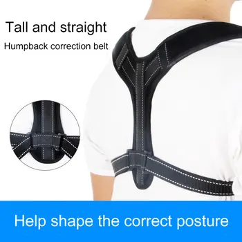 

Back Shoulder Posture Strap Invisible Adjustable Adult Kids Corset Spine Support Belt NShopping