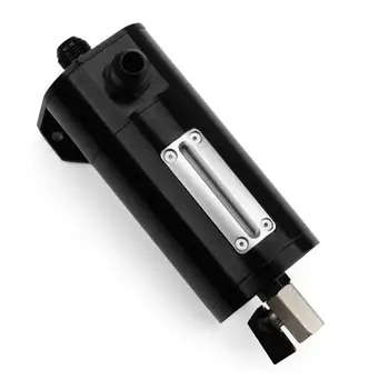 

Universal Observable 500 Ml Auto Racing 2-port Oil Catch Can Tank Air-oil Separator Kit With Removable Valve