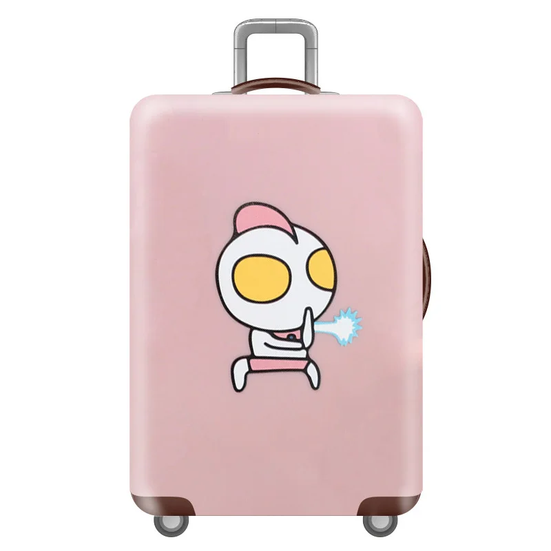 Плотный Чехол для багажа, эластичные Защитные чехлы для багажа, подходит для чемодана 18-32 дюймов, аксессуары для путешествий - Цвет: E    Luggage cover