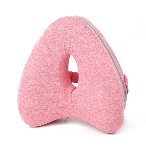 Orthopedic Pillow for Sleeping Memory Foam Leg Positioner Pillows Knee Support Cushion Between The Legs For Hip Pain Sciatica - Цвет: Cherry blossom red