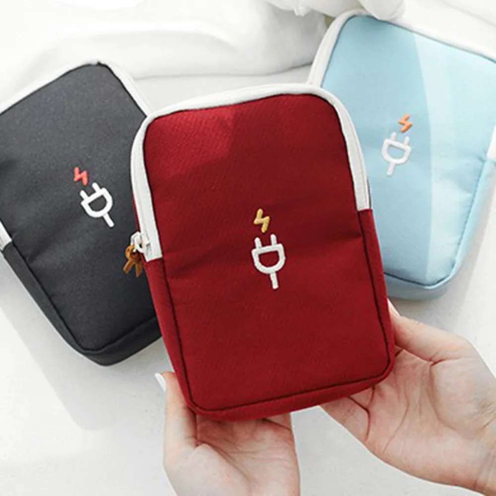 Travel Bag Electronic Digital Storage Package Mobile Phone Charging Treasure Data Line Organizer Travel Accessories Pouch 1