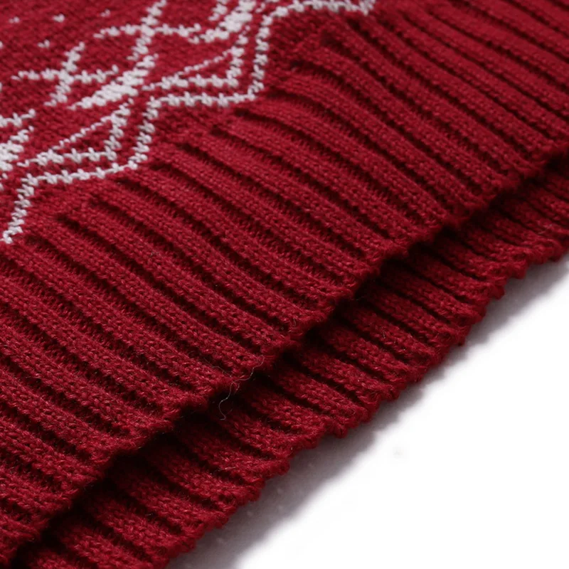 Модный мужской Рождественский свитер, осенне-зимний пуловер с круглым вырезом и принтом оленя, вязаный джемпер, свитера, Повседневная тонкая шерстяная мужская одежда