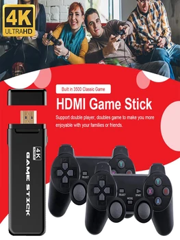 

USB Wireless Console Game Stick Video Game Console Built in 3500 Classic Game8 Bit Mini Retro Controller HDMI Output Dual Player