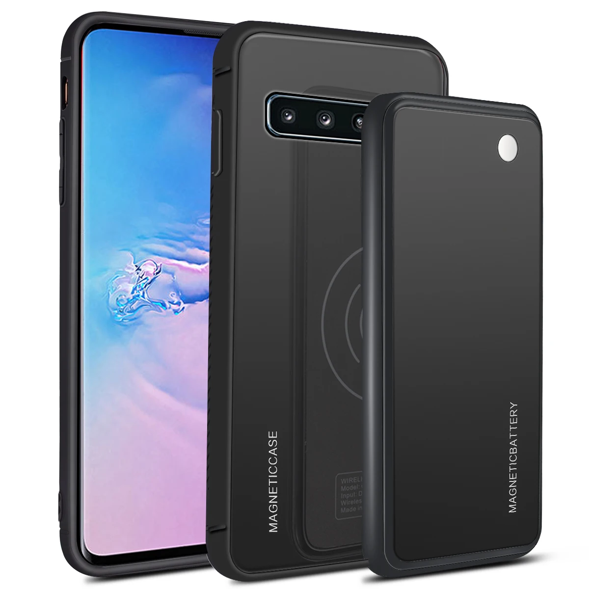 Galaxy S10 Для samsung Galaxy S10/S9/S10e/S10/Note 10/S8 S9 S10 Note 10 Plus чехол с 5000 мАч беспроводным внешним аккумулятором чехол для зарядного устройства - Цвет: Galaxy S10