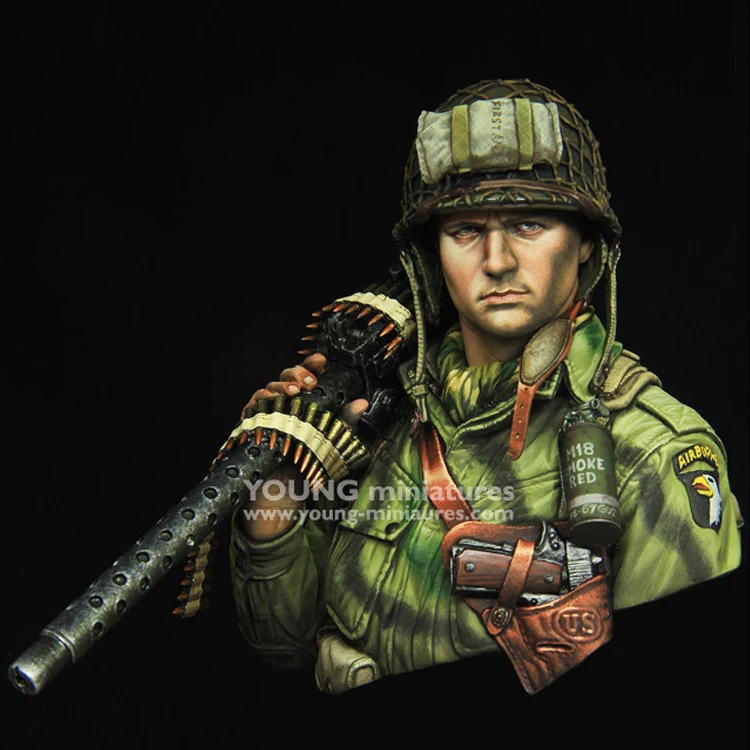 

1/10 Resin bust figure model kit World War II America Air Force Unpainted