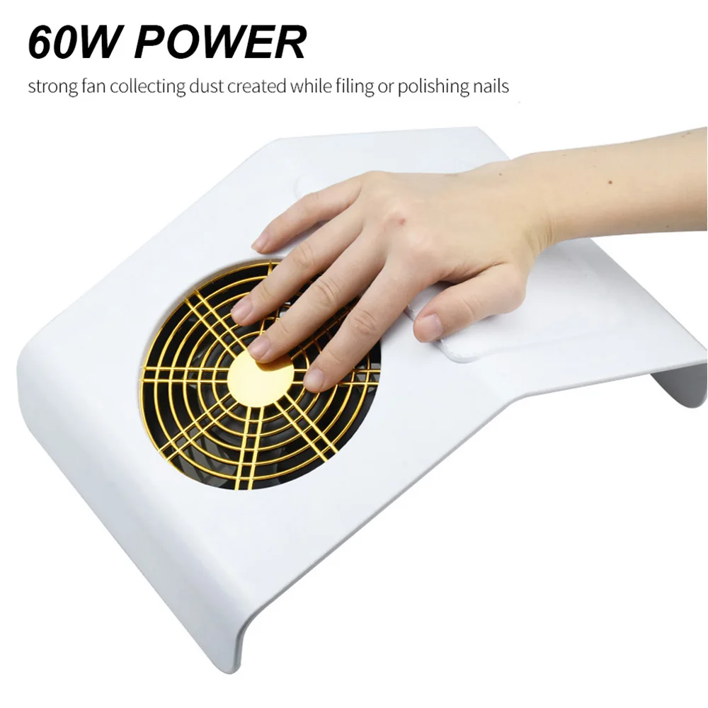 40 Вт пылеуловитель для ногтей мощный вентилятор для маникюра салонный всасывающий пылеуловитель машина пылесос вентилятор с 2 мешками