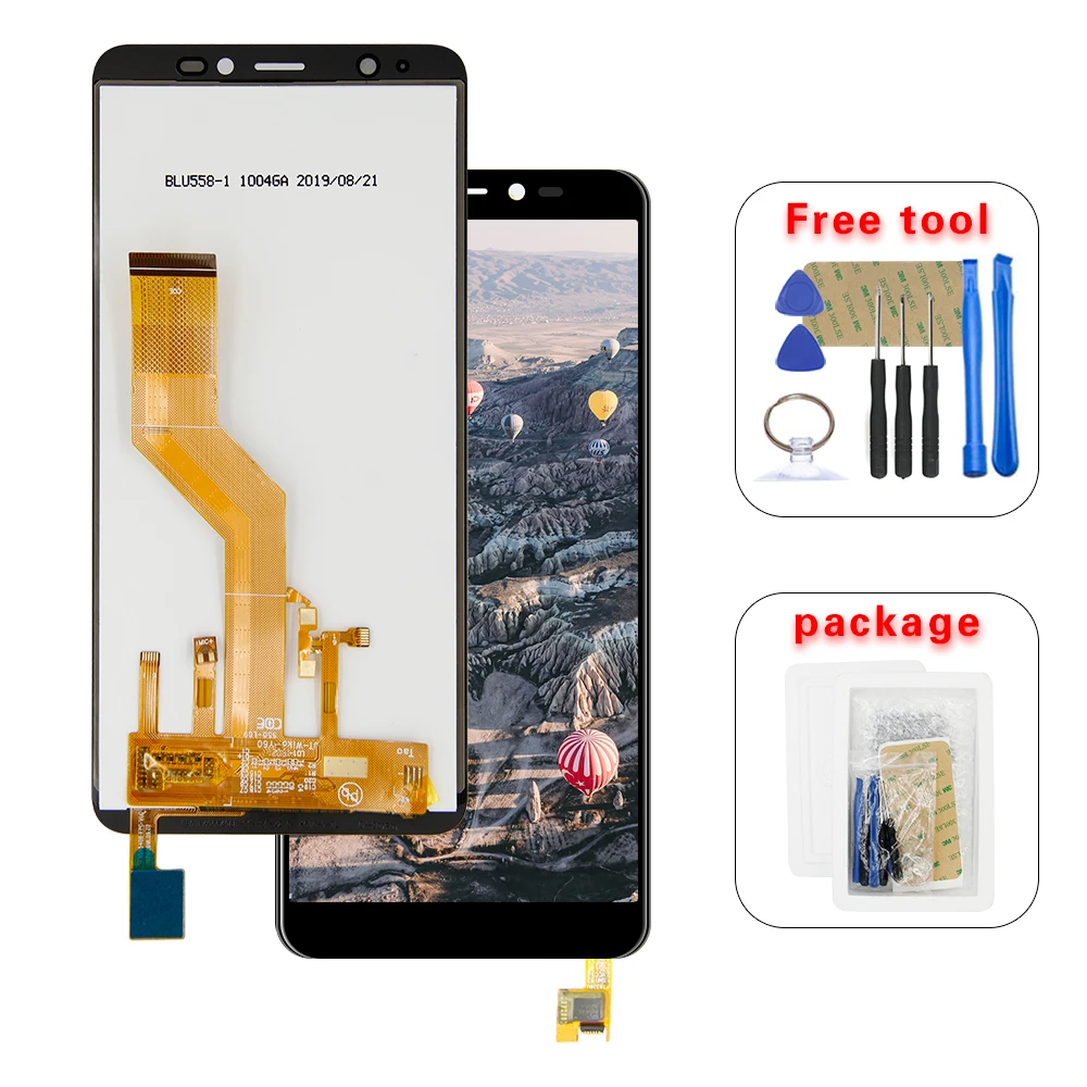 Оригинальный Для Wiko Y60 ЖК сенсорный экран дигитайзер дисплей модуль аксессуары
