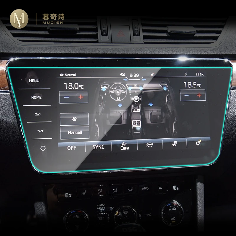 Для Skoda Superb 2019 2020 автомобиля GPS навигации Защитная пленка для ЖК-экрана Экран ТПУ