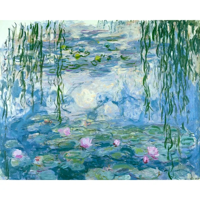 Water Lilies Paint by Numbers Kits 25
