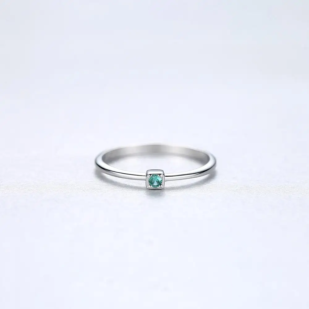 Драгоценный камень и время, нежные стекируемые кольца на палец с зеленым топазом для женщин, очаровательное тонкое кольцо с драгоценным камнем, обручальное кольцо, ювелирные изделия на палец, Подарок на годовщину