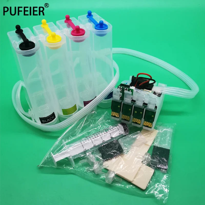 Sistema de Abastecimento Contínuo de Tinta Ciss para Epson Wf-2835 Xp-2100 Xp-2105 Xp-3100 Xp-3105 4100 4105 Xp4155 Wf-2810 603xl 603 2830 2850 4 WF-2810 603XL 603 Sistema de Abastecimento Contínuo