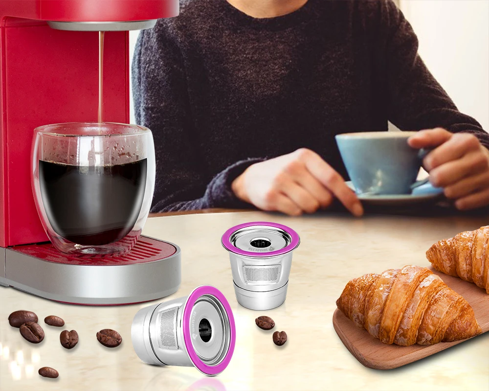 Нержавеющая сталь совместима с Keurig 1,0& 2,0 кофе капсулы чашка многоразовые Refillableh пищевой нержавеющей стали металлические чашки