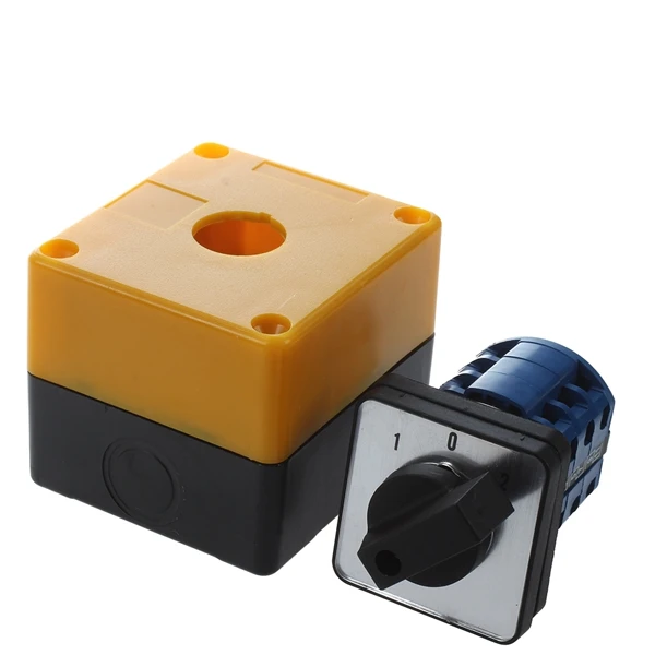 

New 3 position rotary switch switch LW 28 - 20/3500 V 20 A black + yellow