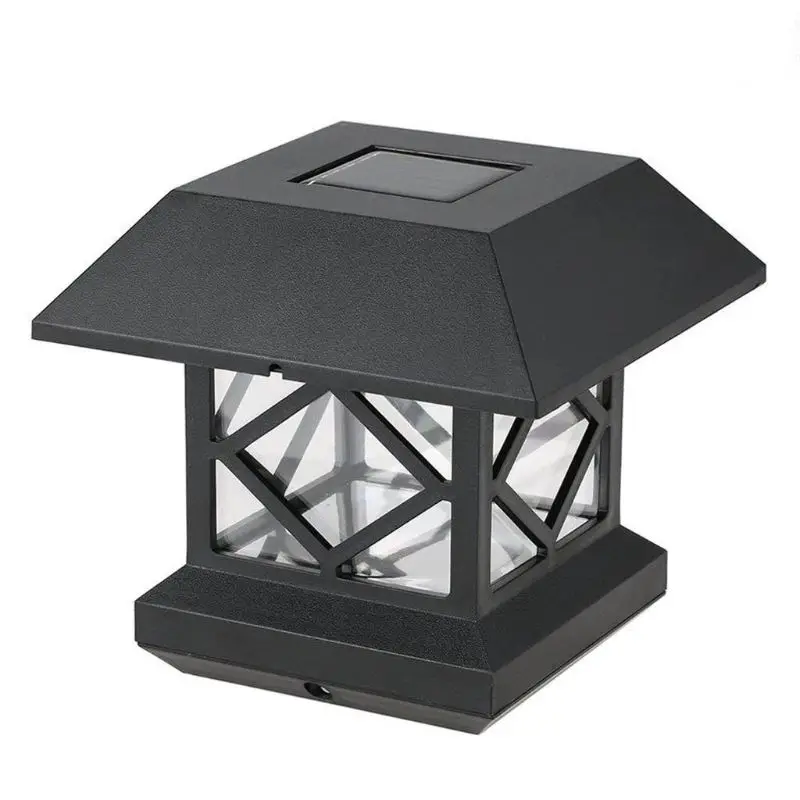 

Electronic Solar Fence Post Cap Lights Outdoor Garden LED Auto Sensor Lamp