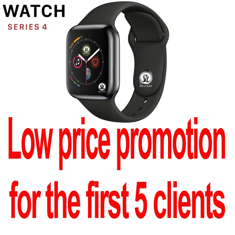 IWO 10 Bluetooth вызова Смарт часы ЭКГ монитор сердечного ритма IWO 9 Smartwatch фитнес трекер Android IOS PK iwo 8 - Цвет: Black-Only 5pcs