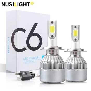 

2Pcs 12V Car Headlights LED Blub White Light Auto Lamp For BMW e36 f30 e90 e92 e46 coupe x1 x3 x5 e70 525 520 320 Accessories