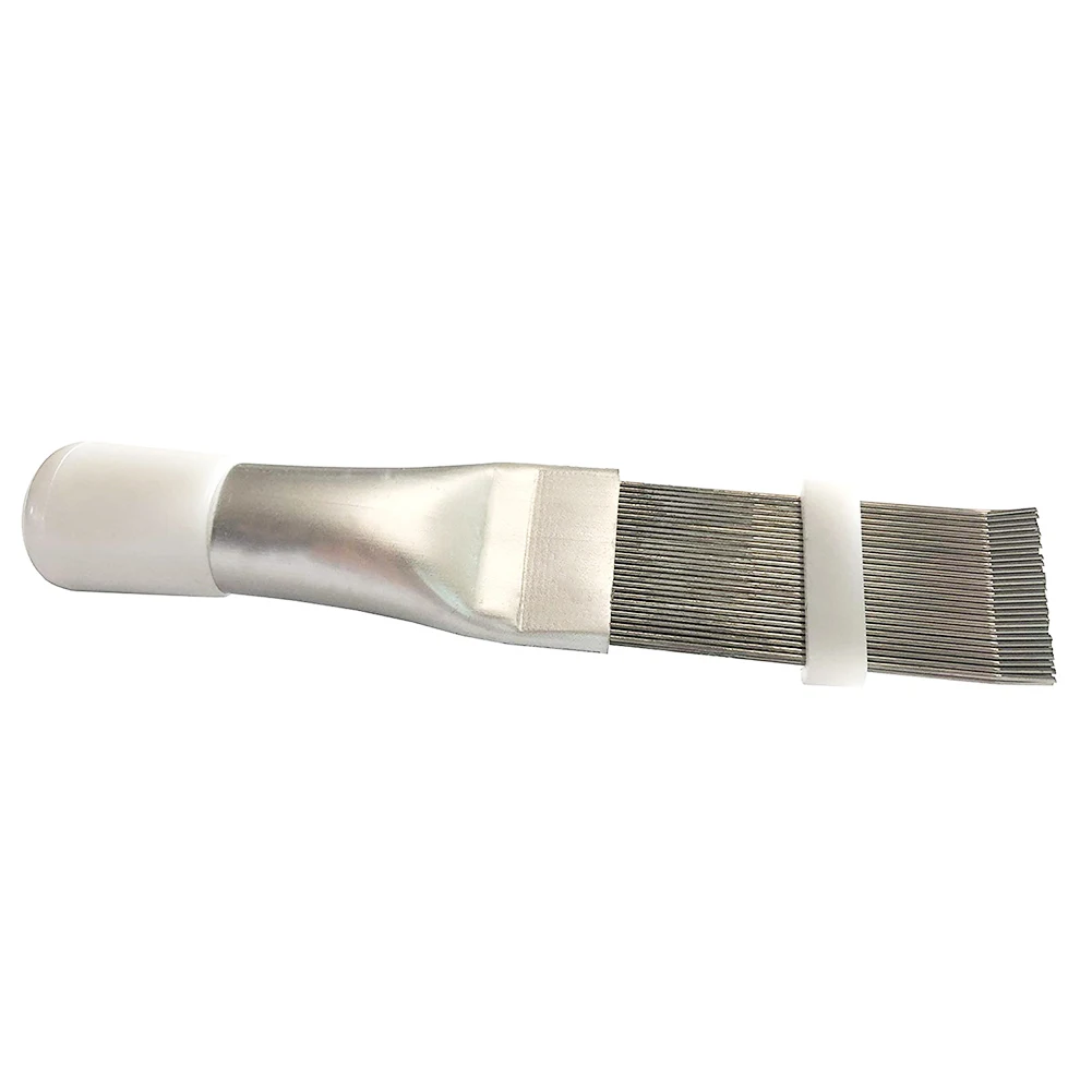 Air Conditioning Fin Cleaning Comb Stainless Steel Fin Straightener Brush Air Conditioner Cleaning Tool #W0