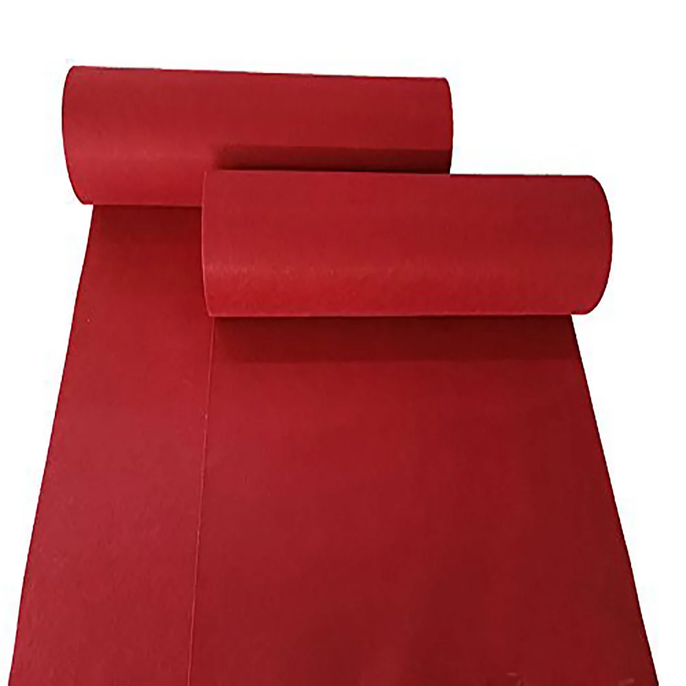 

Aisle Runners Wedding Accessories Wine Red Aisle Runner Carpet Rugs for Step Repeat Display, Ceremony Parties and Events Indoor