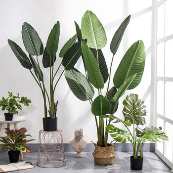 

Ins Creative Nordic Window Landing Big Plant Interior home decor garden Decoration accessories Garment Shop Door decoracion