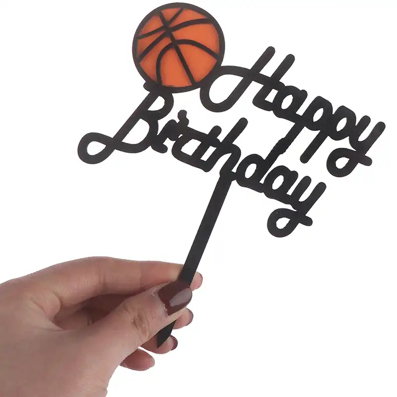 Decoration De Gateau De Ballon De Football Theme Sport Garcon Joyeux Anniversaire Pour Enfants Decorations De Fete D Anniversaire 1 Piece Aliexpress
