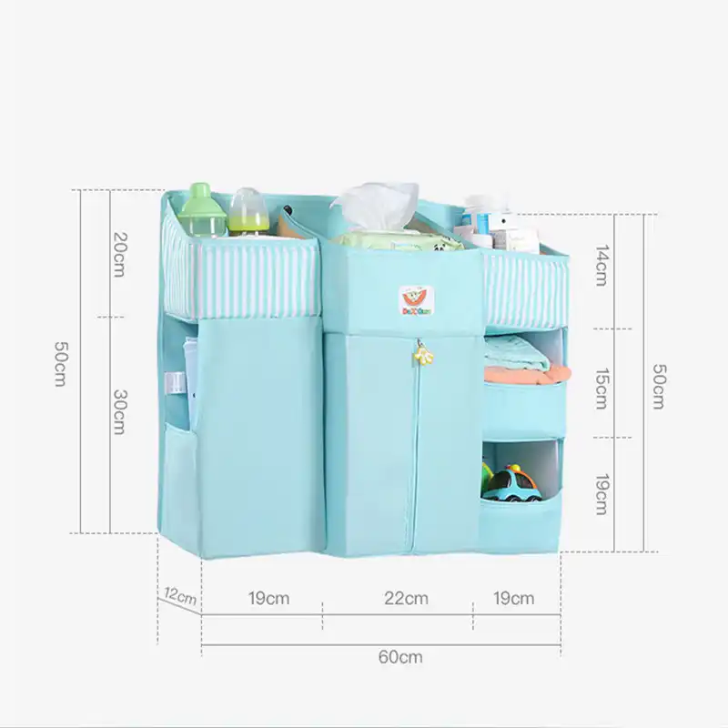 Organizador De Cuna Para Bebe Bolsa Colgante De Cama Portatil