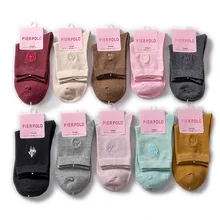 Pier Polo Новое поступление платье женские носки с лого команды хлопковые носки женские модные забавные женские носки