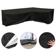 Waterproof L-shaped corner outdoor sofa cover terrace garden furniture protective cover al-Purpose outdoor patio dust covers