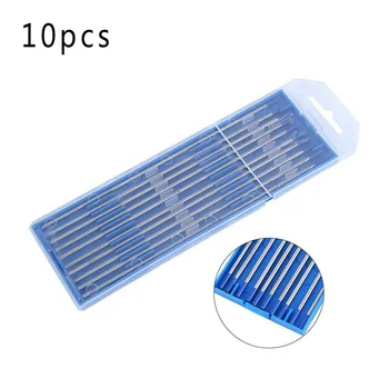 

10pcs Tungsten Electrodes Lanthanum DC Welding Stainless steel 2.4x175mm